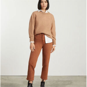 Everlane Jeans The Way High Jean Orange Denim Organic Cotton Women Sz 28
